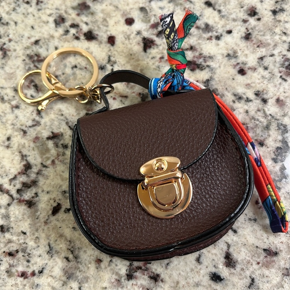 Brown Purse Bag Charm NWT